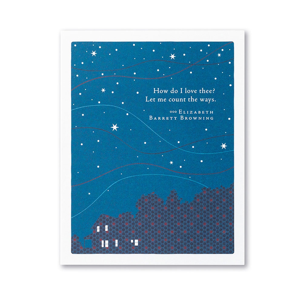 Positively Green, Greeting Card - Anniversary, Gifts, How Do I Love Thee, 91071